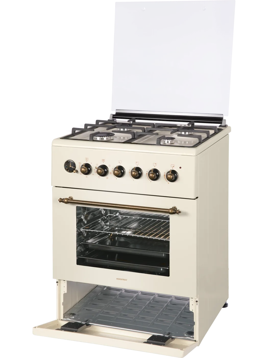 Плита газоэлектрическая NORDFROST GE 6064 YR