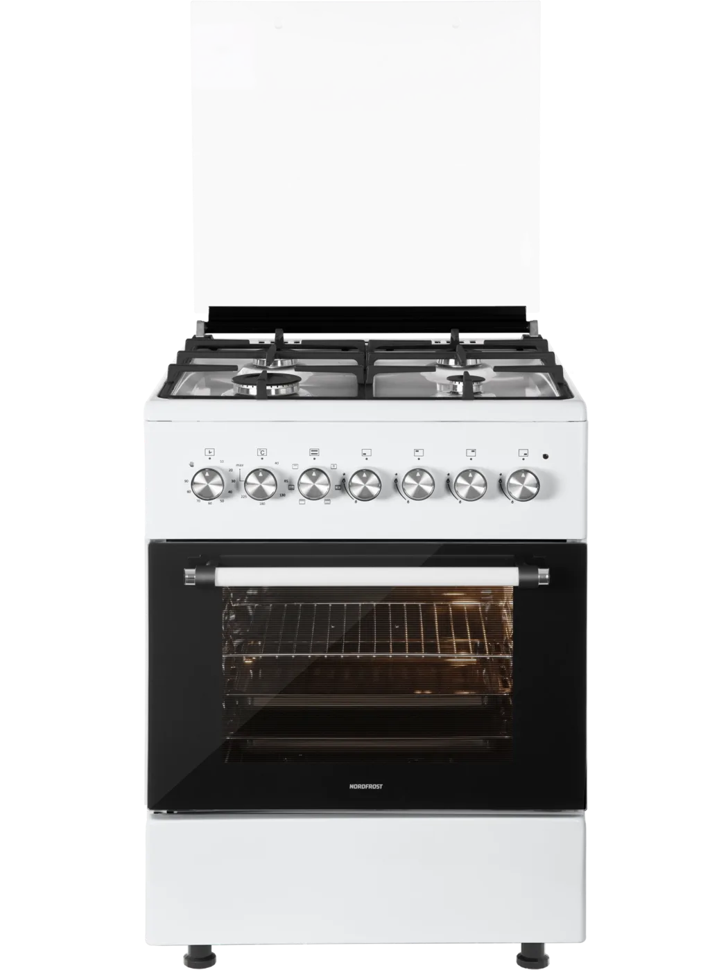 Плита газоэлектрическая NORDFROST GE 6064 W