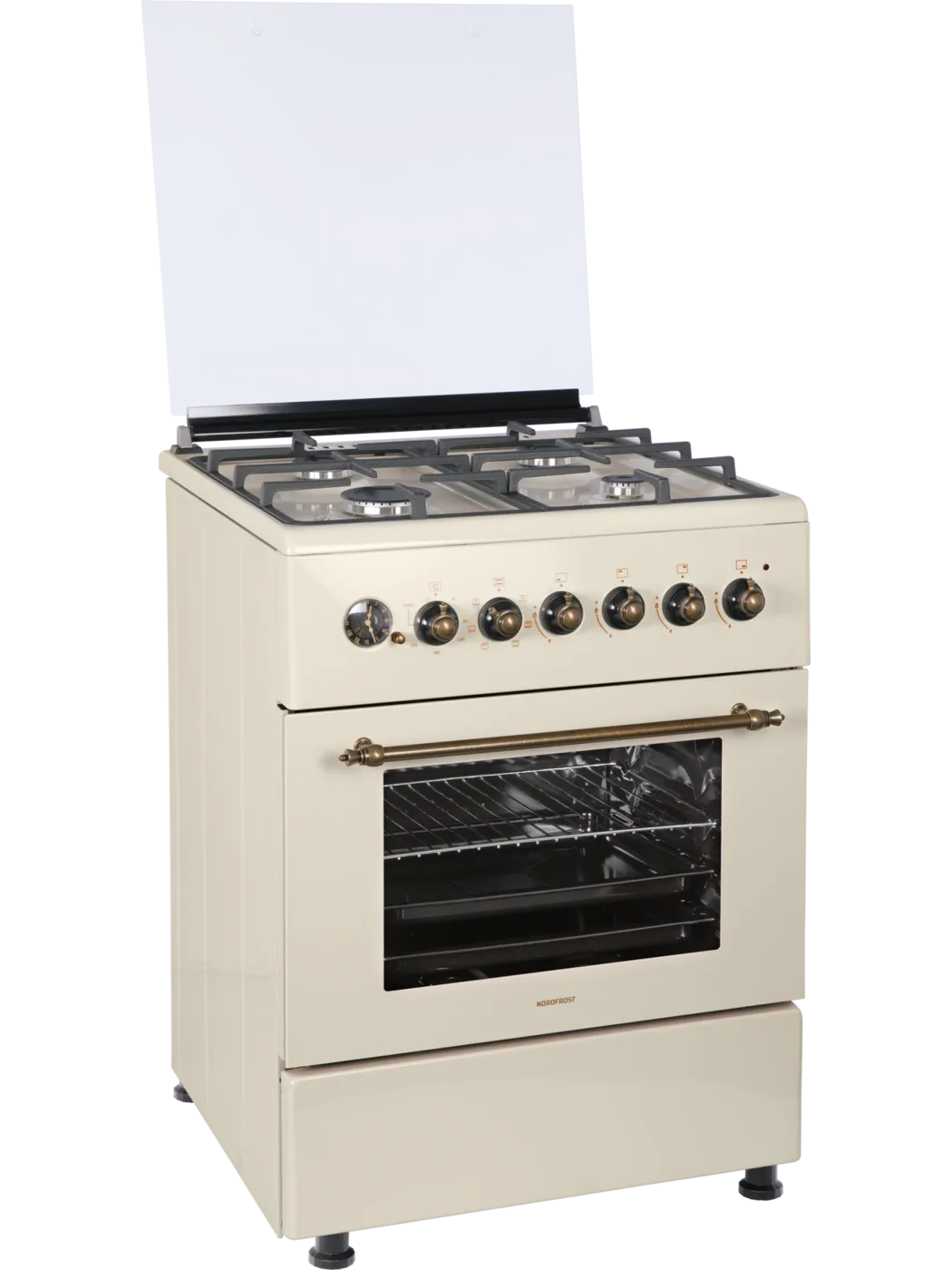Плита газоэлектрическая NORDFROST GE 6064 YR