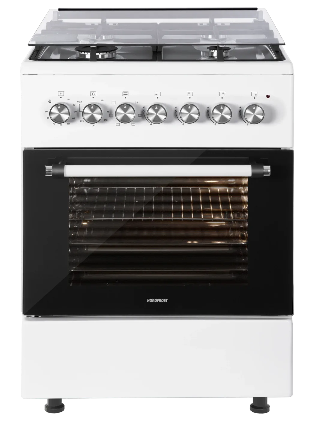 Плита газоэлектрическая NORDFROST GE 6064 W