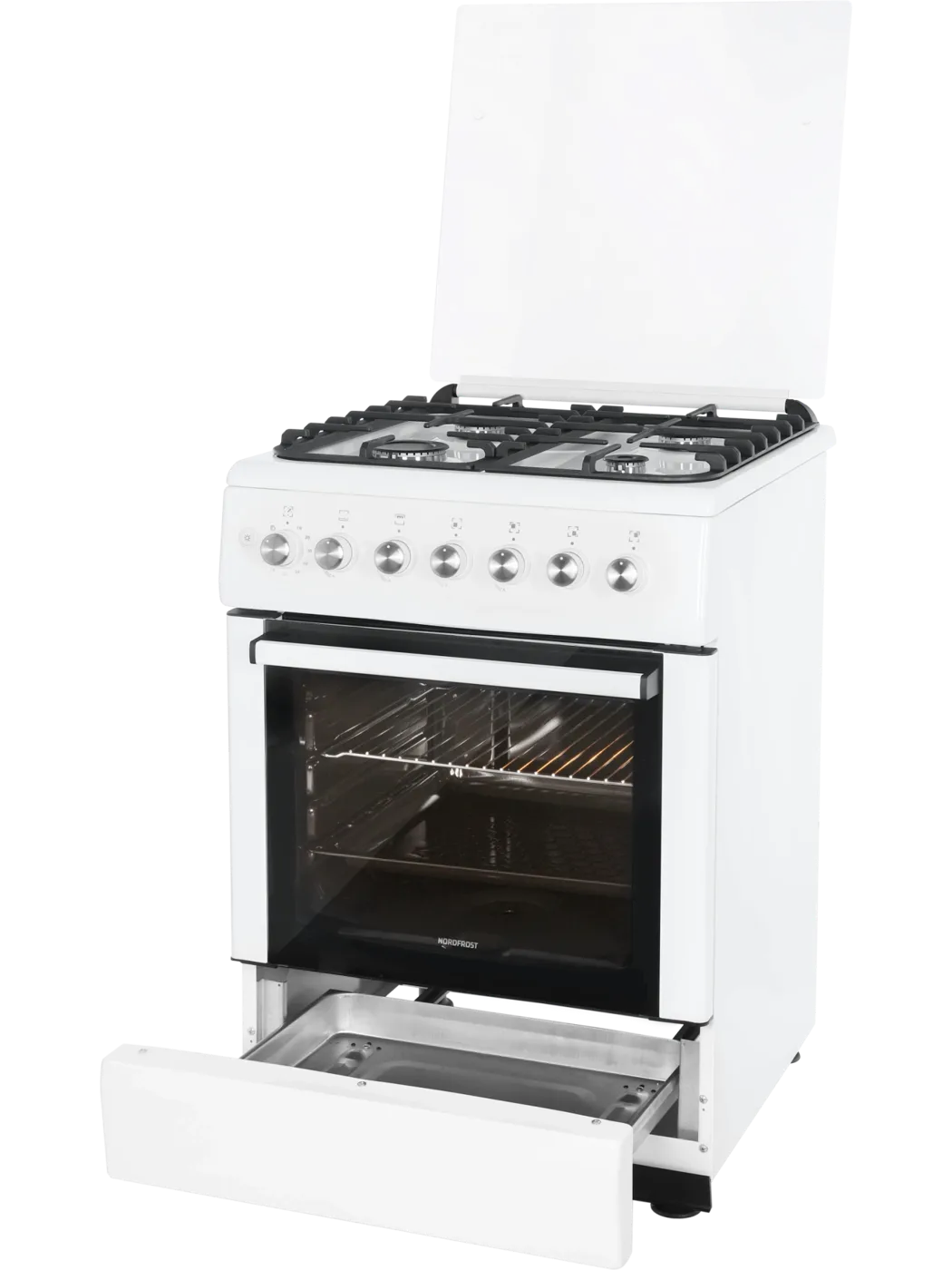 Плита газовая NORDFROST GG 6062 W