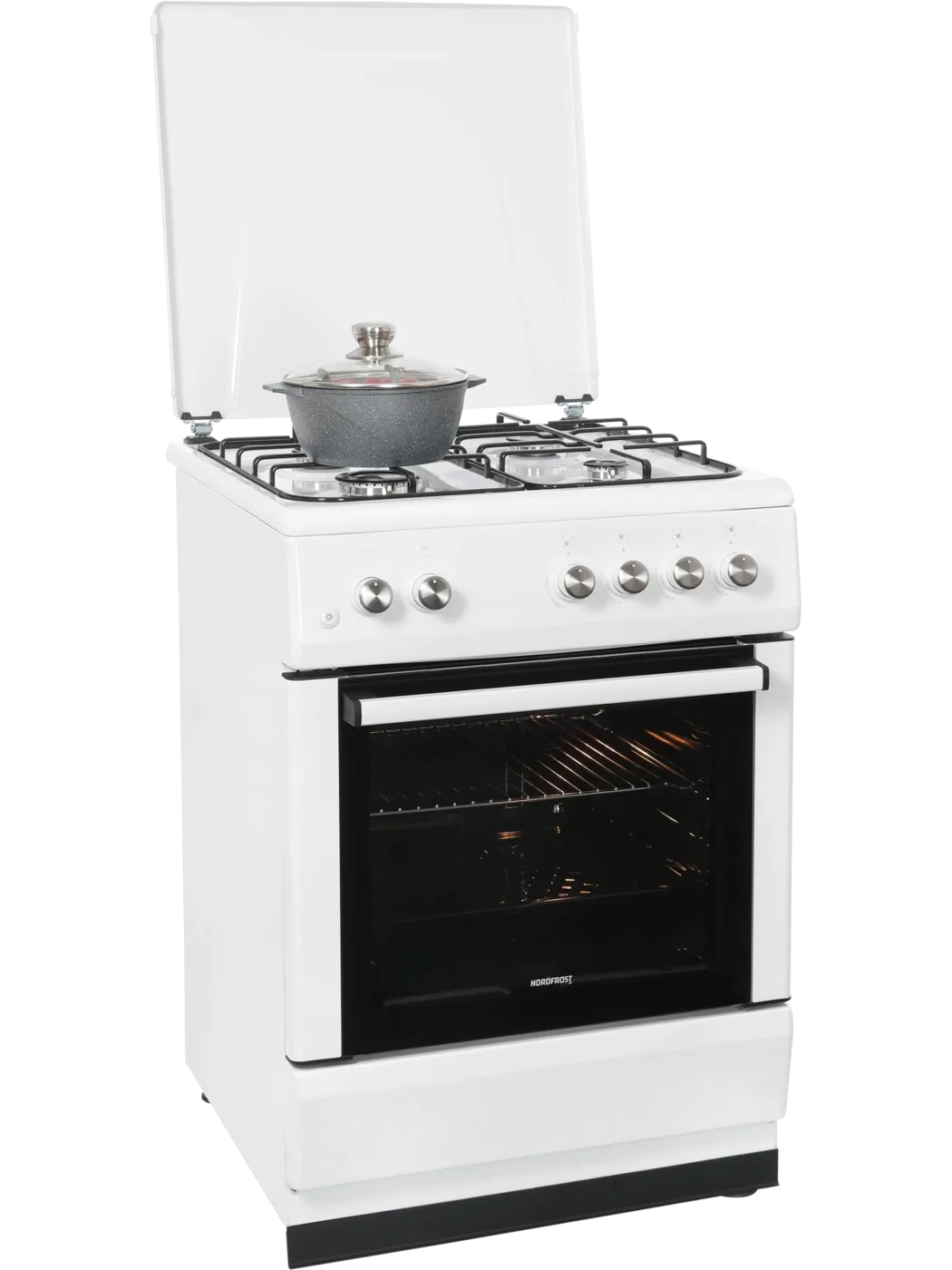 Плита газовая NORDFROST GG 6061 W