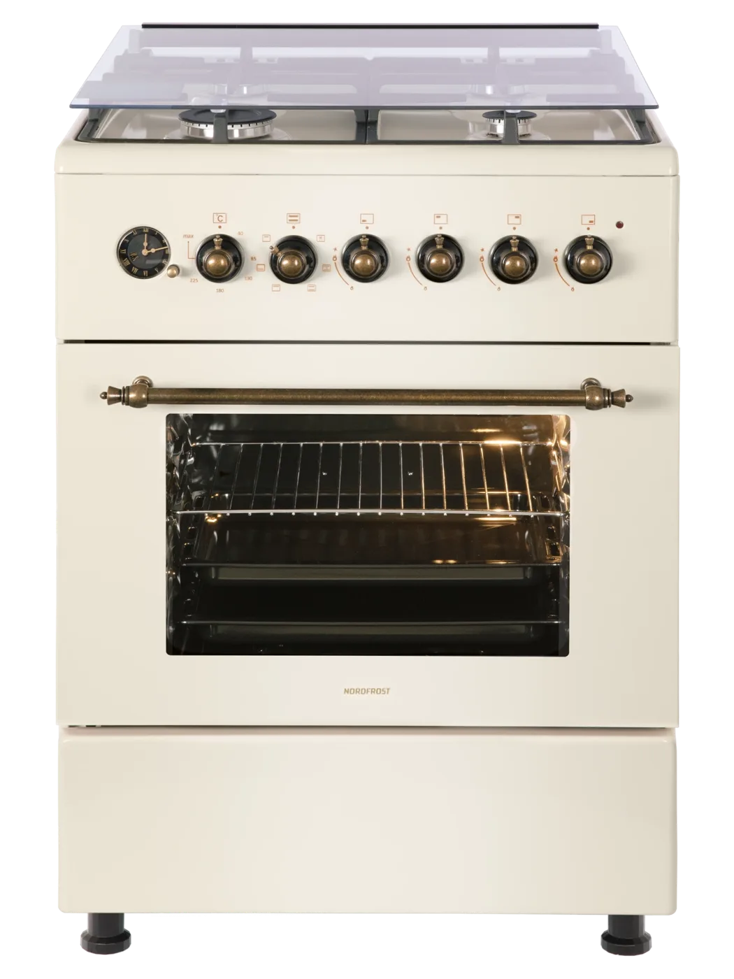 Плита газоэлектрическая NORDFROST GE 6064 YR